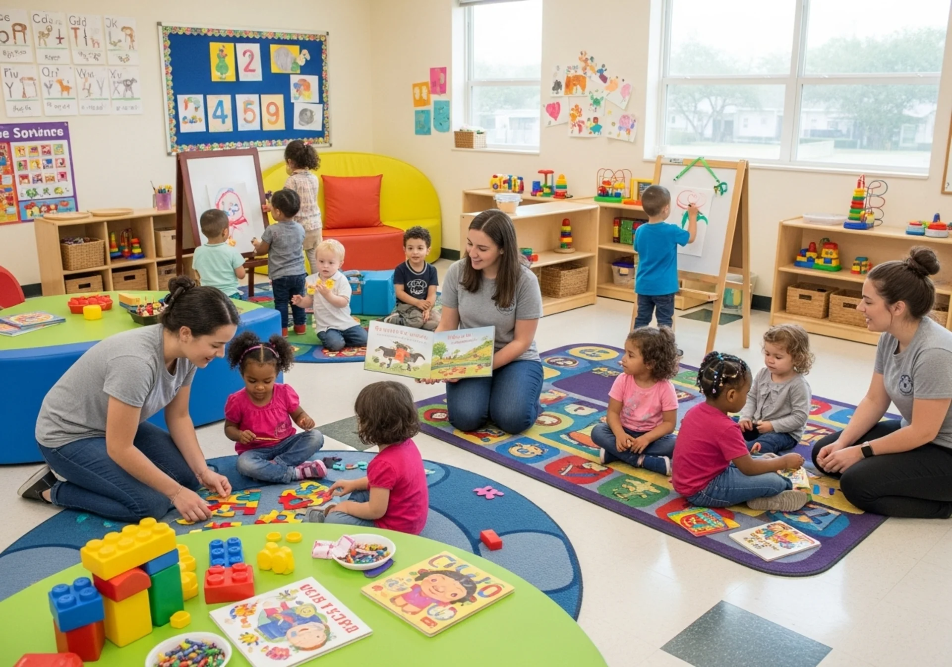 Student in Early Childhood Education program at Island Career Academy