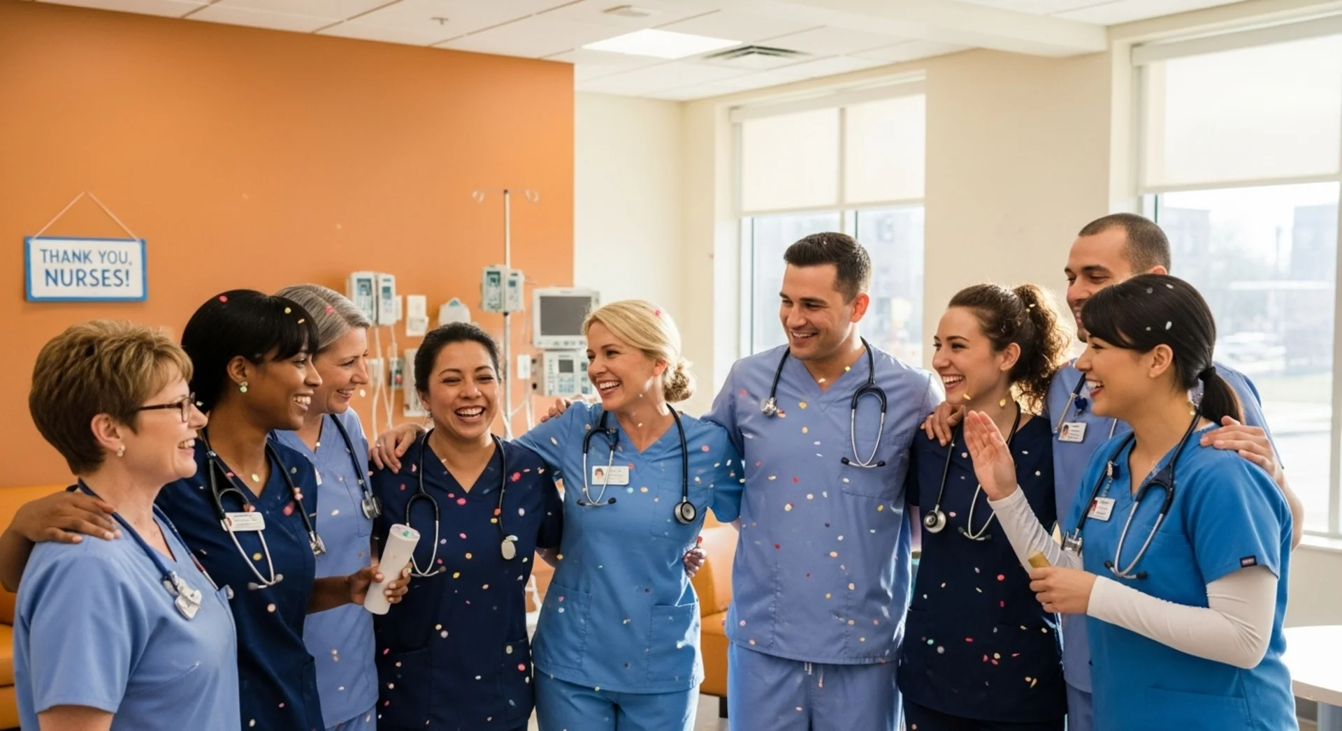 Happy celebrating nurses who skipped waitlists