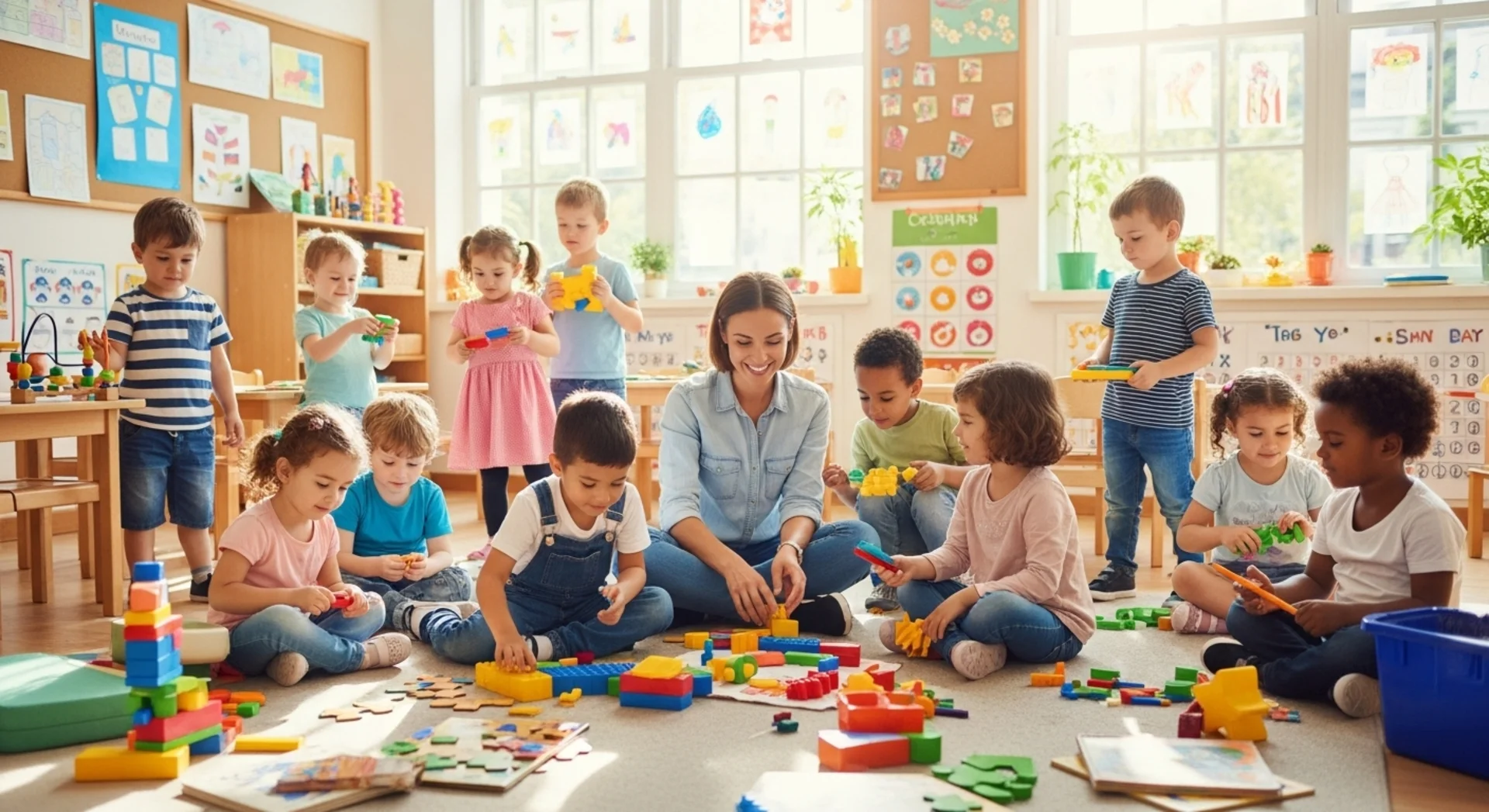 Student in Early Childhood Education program at Island Career Academy