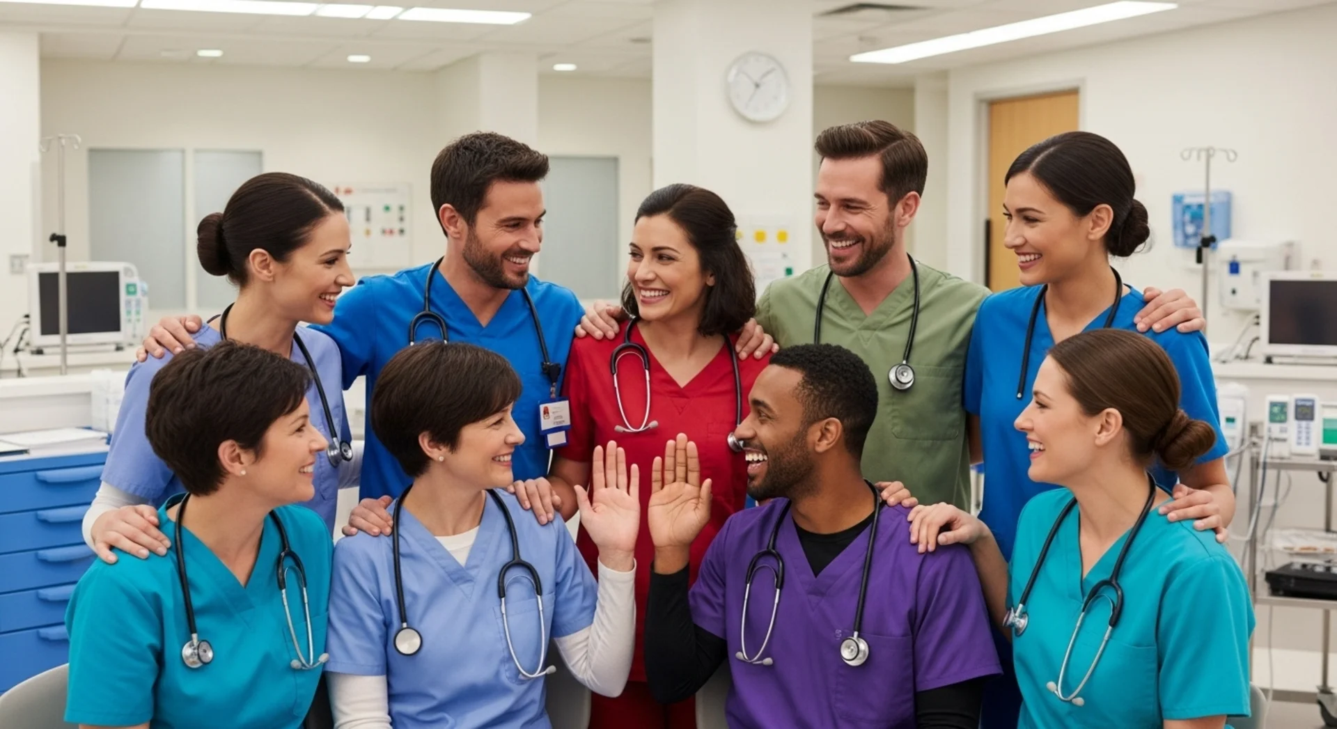 Healthcare graduates from Island Career Academy
