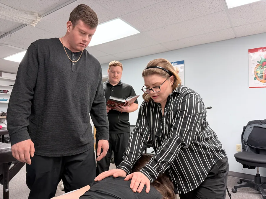 Massage Therapy program at Island Career Academy