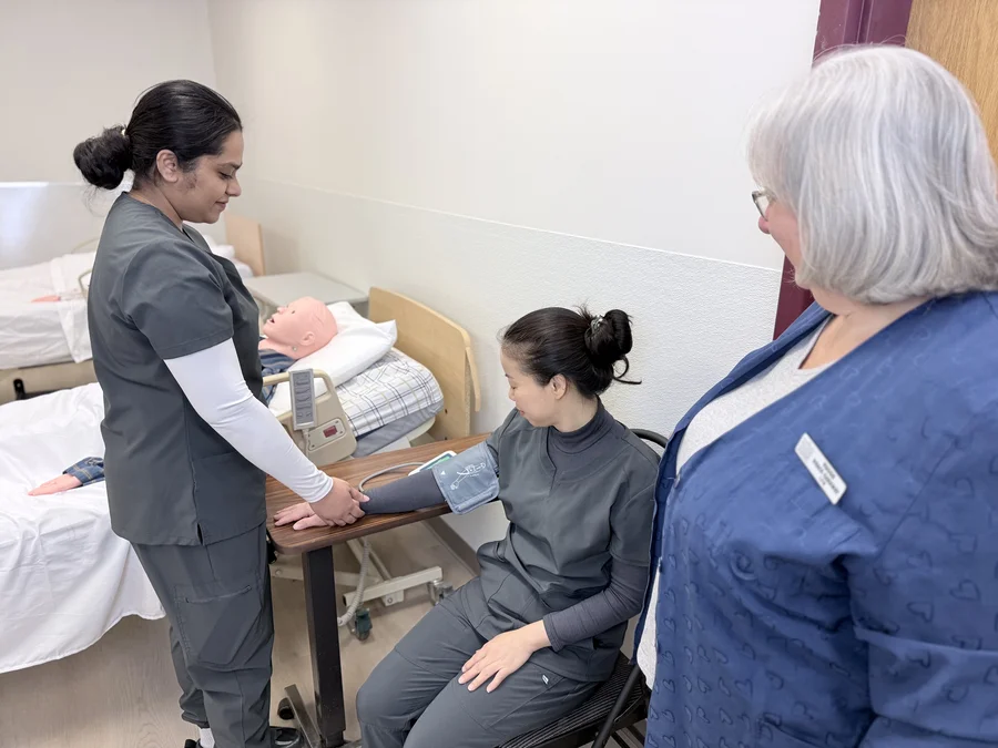 Student in Continuing Care Assistant program at Island Career Academy